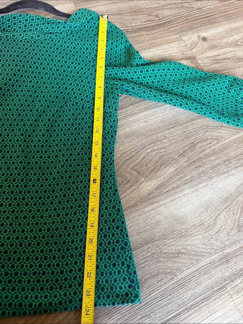 Boden Bessie Jacquard Highland Green Blouse Size: 8R
